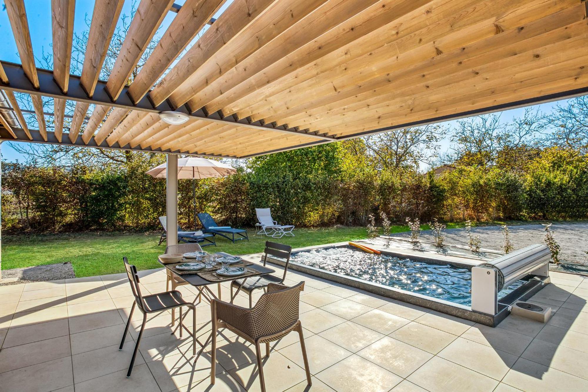 La Plaine Aux Etoiles - Maison Individuelle Avec Piscine Balneo Privative Et Jardin Домм Экстерьер фото