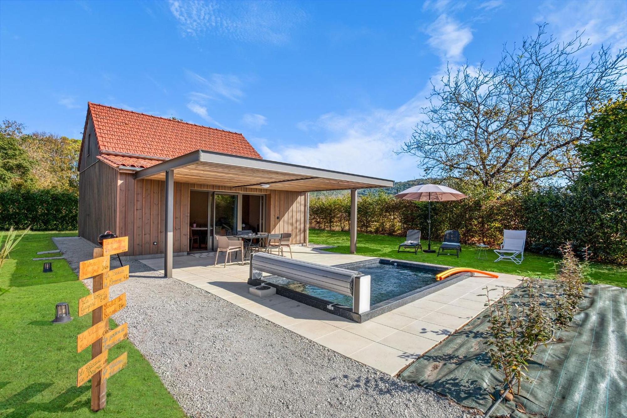 La Plaine Aux Etoiles - Maison Individuelle Avec Piscine Balneo Privative Et Jardin Домм Экстерьер фото